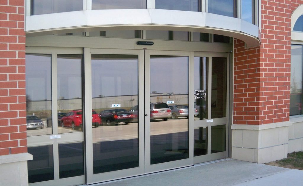 Capital Glass provides Reno, Carson City and the Northern Nevada area with the best in residential and commercial glass services. Our services include glass repair, window repair, automatic door installation, and frameless shower enclosures. commercial door 2